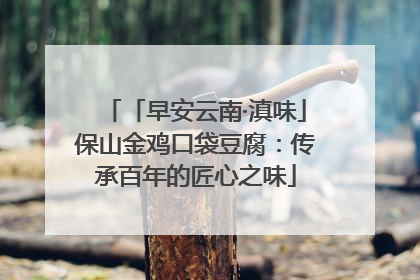 「早安云南·滇味」保山金鸡口袋豆腐：传承百年的匠心之味