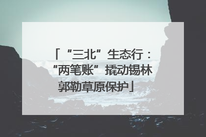 “三北”生态行：“两笔账”撬动锡林郭勒草原保护