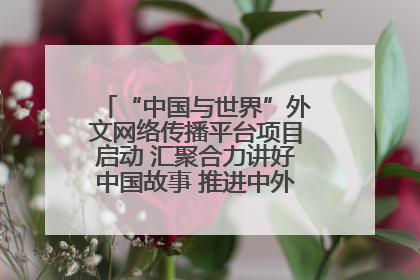 “中国与世界”外文网络传播平台项目启动 汇聚合力讲好中国故事 推进中外文明交流互鉴