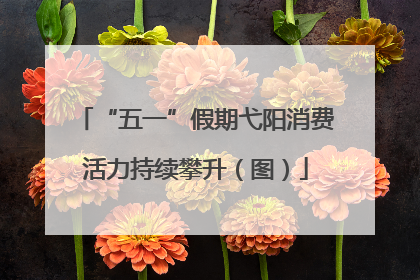“五一”假期弋阳消费活力持续攀升（图）