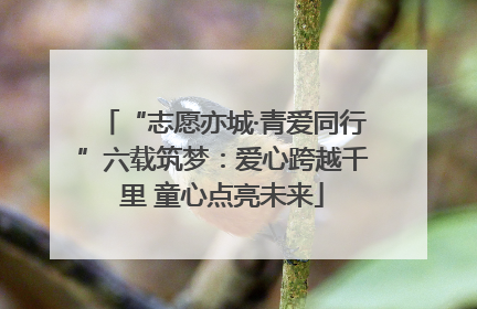“志愿亦城·青爱同行”六载筑梦：爱心跨越千里 童心点亮未来