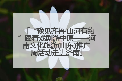 “豫见齐鲁·山河有约”跟着戏剧游中原——河南文化旅游(山东)推广周活动走进济南