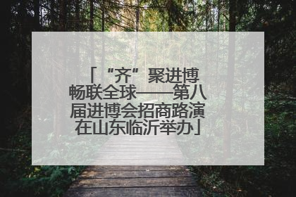 “齐”聚进博 畅联全球——第八届进博会招商路演在山东临沂举办