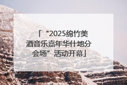 “2025绵竹美酒音乐嘉年华什地分会场”活动开幕