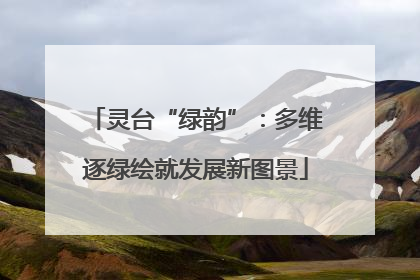 灵台“绿韵”：多维逐绿绘就发展新图景