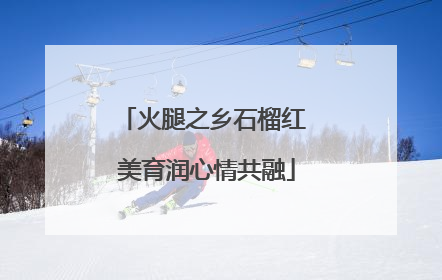 火腿之乡石榴红 美育润心情共融