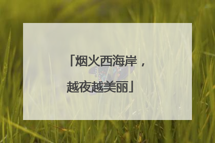烟火西海岸，越夜越美丽