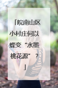 皖南山区小村庄何以蝶变“水墨桃花源”？