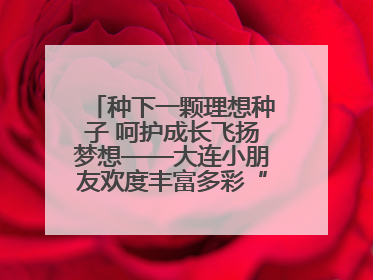 种下一颗理想种子 呵护成长飞扬梦想——大连小朋友欢度丰富多彩“六一”