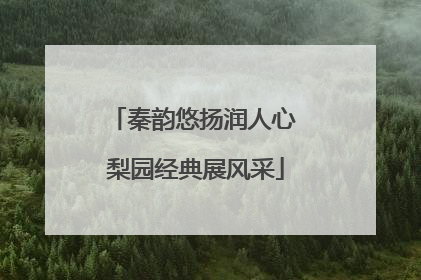 秦韵悠扬润人心 梨园经典展风采