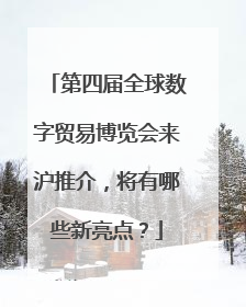 第四届全球数字贸易博览会来沪推介，将有哪些新亮点？