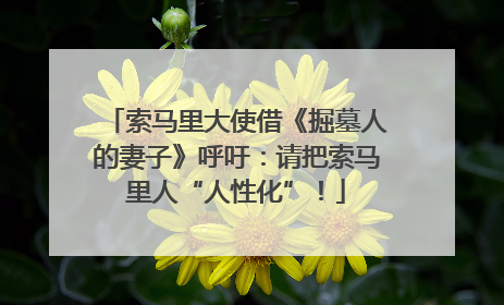 索马里大使借《掘墓人的妻子》呼吁：请把索马里人“人性化”！