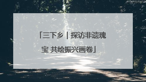 三下乡｜探访非遗瑰宝 共绘振兴画卷