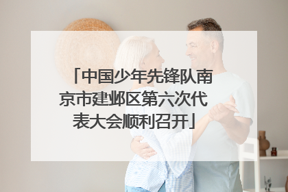 中国少年先锋队南京市建邺区第六次代表大会顺利召开