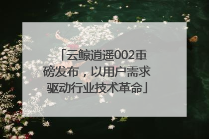 云鲸逍遥002重磅发布，以用户需求驱动行业技术革命