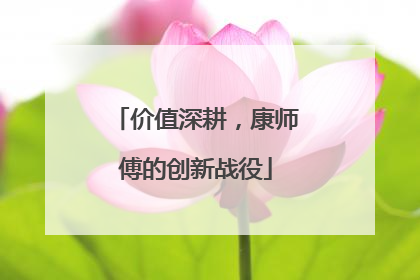 价值深耕，康师傅的创新战役