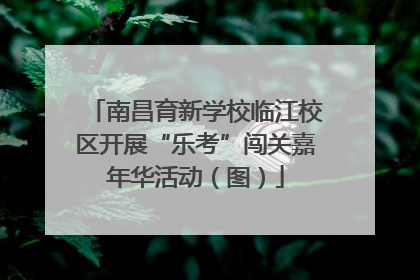 南昌育新学校临江校区开展“乐考”闯关嘉年华活动（图）