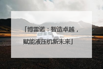 博雷诺：智造卓越，赋能液压机新未来