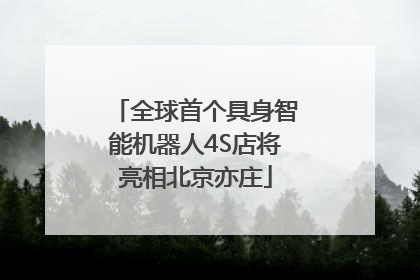 全球首个具身智能机器人4S店将亮相北京亦庄