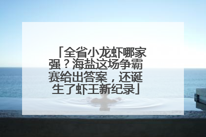 全省小龙虾哪家强？海盐这场争霸赛给出答案，还诞生了虾王新纪录