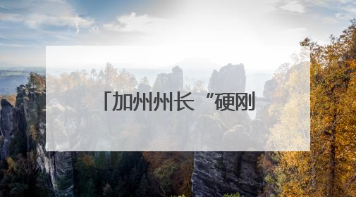 加州州长“硬刚”：来抓我吧