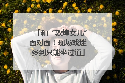 和“敦煌女儿”面对面！现场戏迷多到只能坐过道