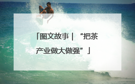 图文故事｜“把茶产业做大做强”