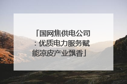 国网焦供电公司：优质电力服务赋能凉皮产业飘香