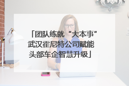 团队练就“大本事” 武汉霍尼特公司赋能头部车企智慧升级