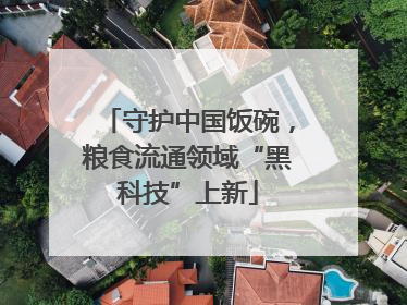 守护中国饭碗，粮食流通领域“黑科技”上新