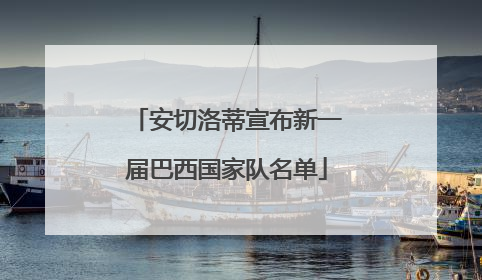 安切洛蒂宣布新一届巴西国家队名单