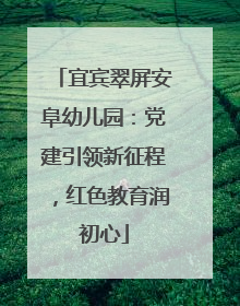 宜宾翠屏安阜幼儿园：党建引领新征程，红色教育润初心