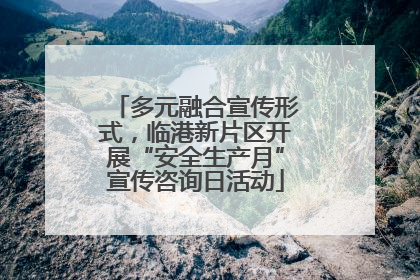 多元融合宣传形式，临港新片区开展“安全生产月”宣传咨询日活动