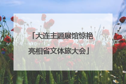大连主题展馆惊艳亮相省文体旅大会