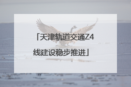 天津轨道交通Z4线建设稳步推进