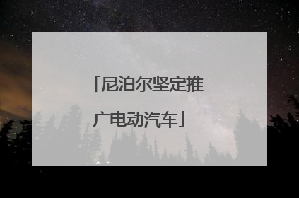 尼泊尔坚定推广电动汽车