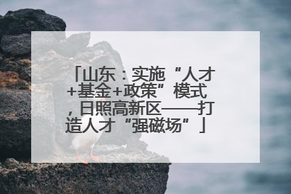 山东：实施“人才+基金+政策”模式，日照高新区——打造人才“强磁场”