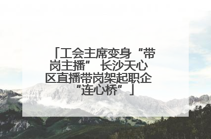 工会主席变身“带岗主播” 长沙天心区直播带岗架起职企“连心桥”