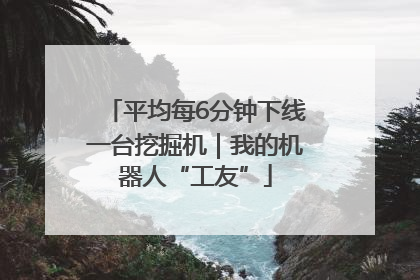 平均每6分钟下线一台挖掘机｜我的机器人“工友”