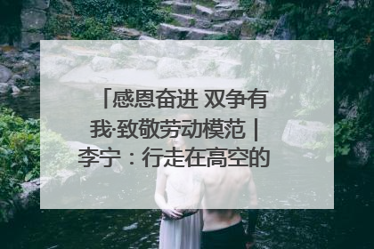 感恩奋进 双争有我·致敬劳动模范｜李宁：行走在高空的“电网卫士”