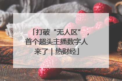 打破“无人区”，首个超头主播数字人来了｜热财经