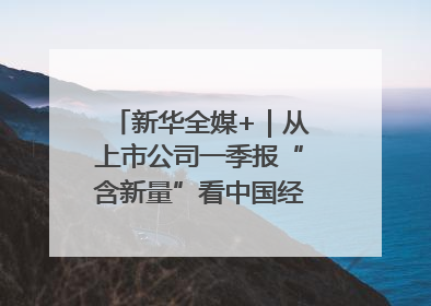 新华全媒+｜从上市公司一季报“含新量”看中国经济发展向“新”