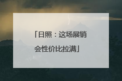 日照：这场展销会性价比拉满