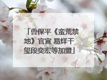 曹保平《蛮荒禁地》官宣 易烊千玺段奕宏等加盟