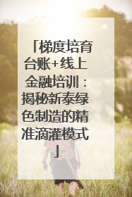 梯度培育台账+线上金融培训：揭秘新泰绿色制造的精准滴灌模式