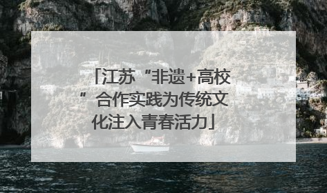 江苏“非遗+高校”合作实践为传统文化注入青春活力