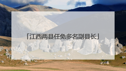 江西两县任免多名副县长