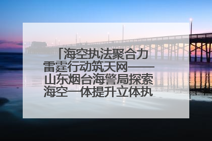 海空执法聚合力 雷霆行动筑天网——山东烟台海警局探索海空一体提升立体执法效能纪实