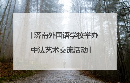 济南外国语学校举办中法艺术交流活动