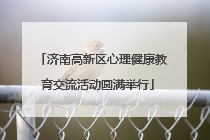 济南高新区心理健康教育交流活动圆满举行
